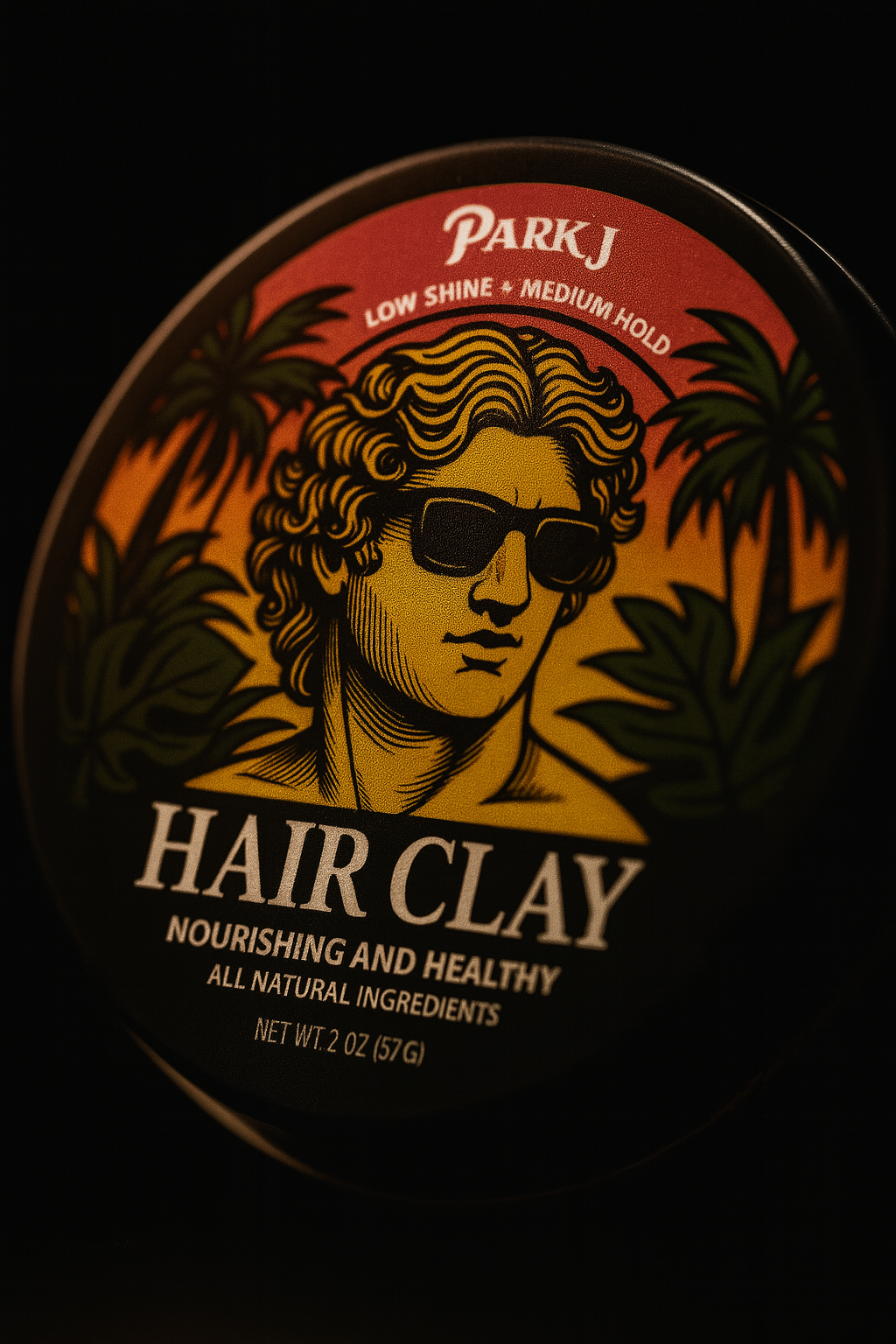 A clear image of a container of hair clay, a popular hair clay product specifically formulated as hair clay for men. This clay for hair offers a matte finish and strong hold, making it a best hair clay option for various styles. It's often chosen by those looking for a versatile men hair clay that provides distinct texture, standing apart in the clay vs pomade debate.