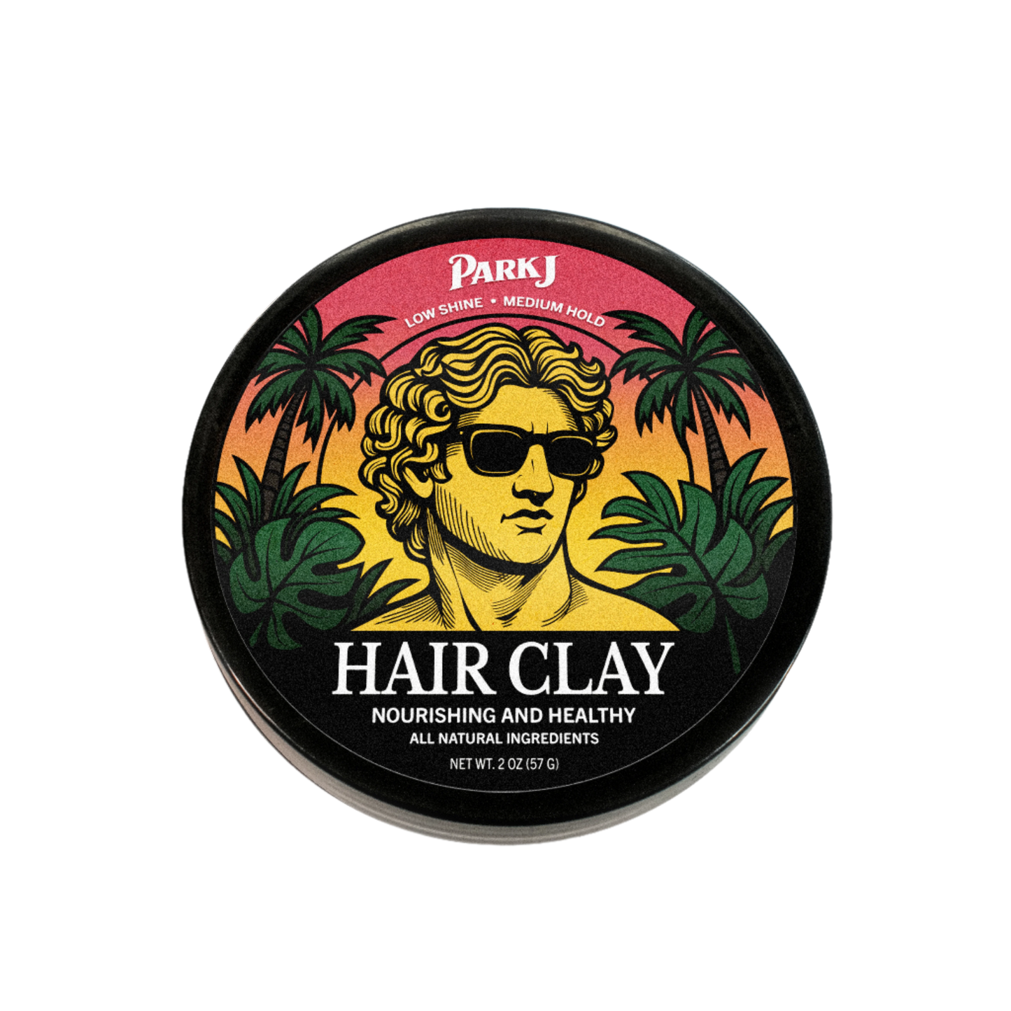 Park J Natural Hair Clay – Medium Hold, Low Shine | 2 oz