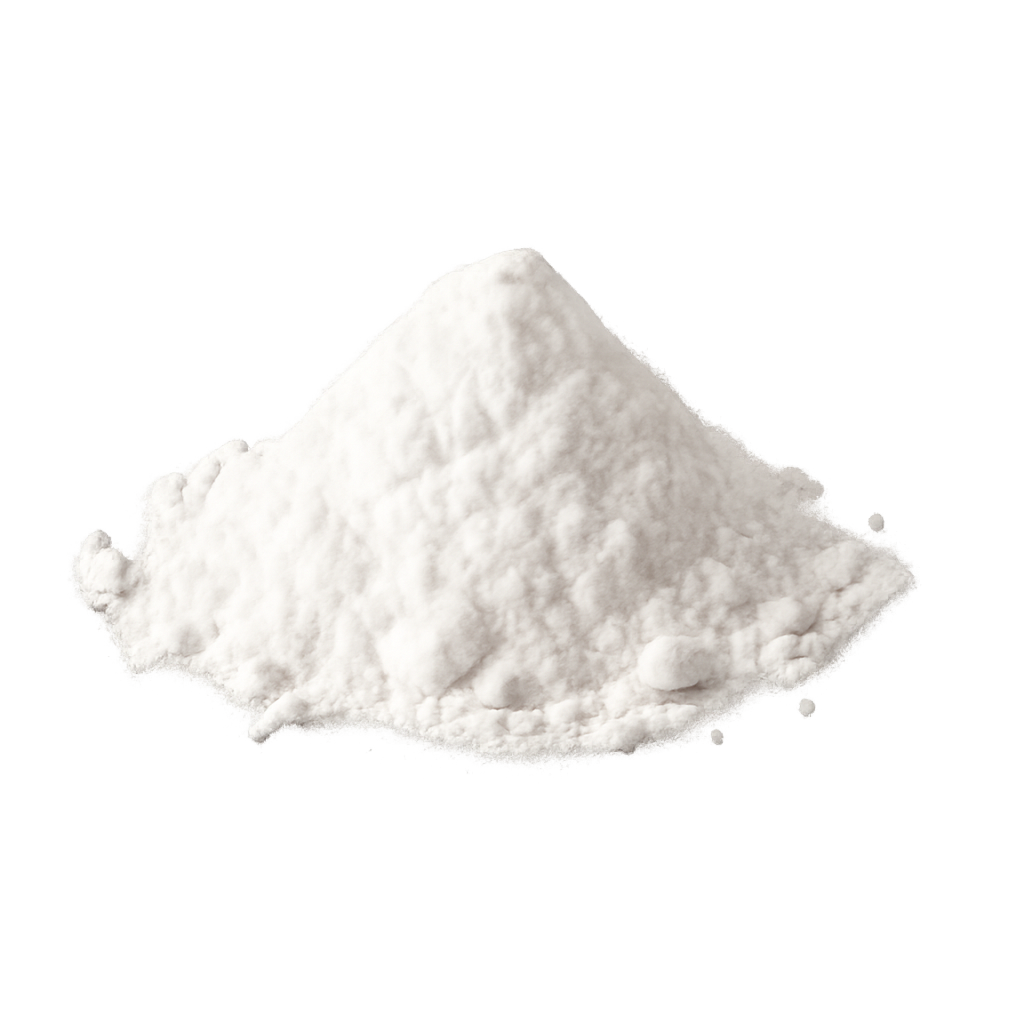 A fine, white arrowroot powder, a key ingredient in hair clay, displayed to show its soft, silky texture. This image highlights the versatile nature of arrowroot powder and its many arrowroot powder benefits for hair, such as absorbing excess oil and providing a matte finish. This natural starch is a popular choice for those seeking "arrowroot powder near me" for their cosmetic and hair care needs.