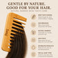 Park J Bamboo Wide Tooth Comb – Natural Hair & Beard Comb