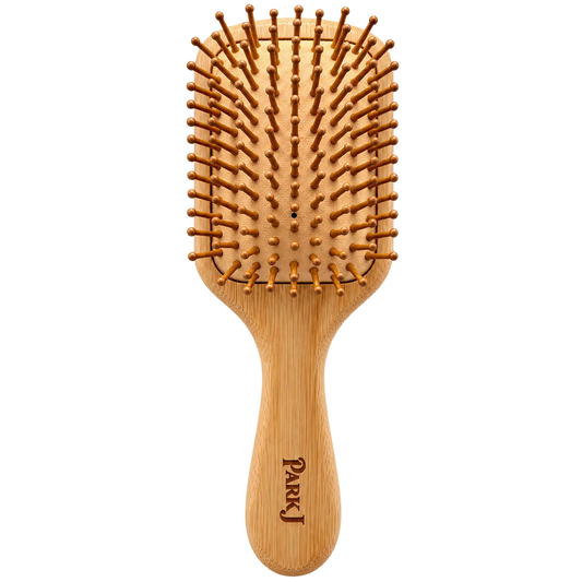 Park J Bamboo Paddle Detangling Hair Brush