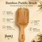 Park J Bamboo Paddle Detangling Hair Brush