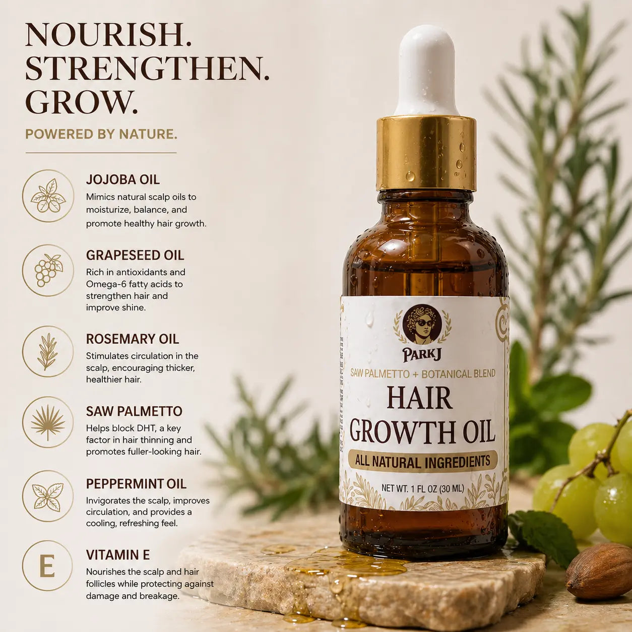 Park J Hair Growth Oil