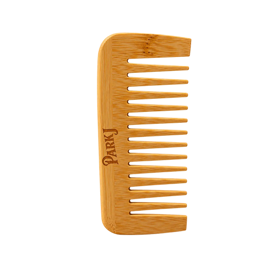Park J Bamboo Wide Tooth Comb – Natural Hair & Beard Comb